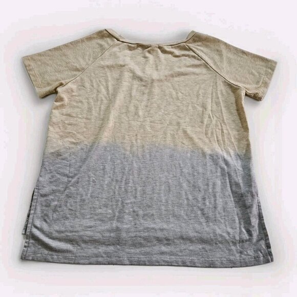 Top Womens M Lot of 2 Bobeau Anthropologie Maronie Multicolor SS Stripes Boho - Picture 13 of 16